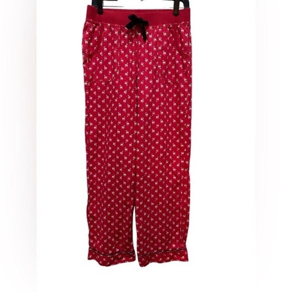 Victoria’s Secret Red Reindeer Pajama Pants Size S